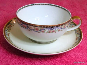 Theo Haviland (Schleiger 858) 2 1/8" OVERSIZED CUP & SAUCER SET(s) Exc (10 avail - Picture 1 of 4