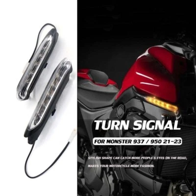 Para DUCATI Monster 937 950 Señal de giro Luces LED Indicador Luz de señal Intermitente Foto 1 de 4