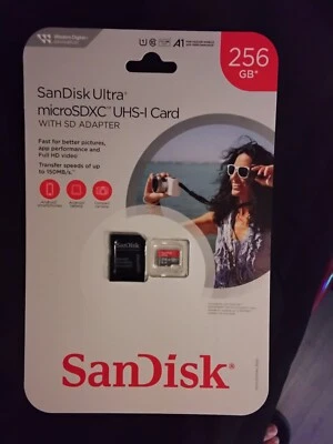 SanDisc Ultra Micro SDXC UHS-1  Card With Adapter 256 GB - Image 1 of 2