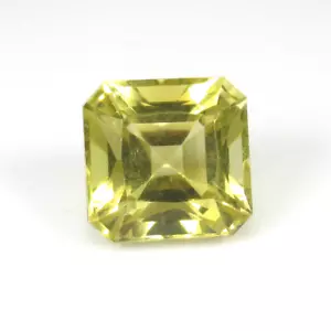 6.11 Ct Natural Top Luster Yellow Beryl Flawless Stunning Square Cut-A1600 - Picture 1 of 2