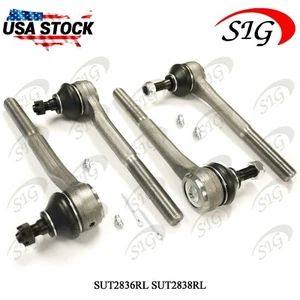 For 1999 - 2000 Cadillac Escalade Front Inner & Outer Steering Tie Rods 4PC Kit - Bild 1 von 4