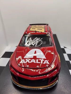 2019 ALEX BOWMAN SIGNED DARLINGTON AXALTA (TIM RICHMOND FOLGERS THROWBACK) 1/24  - Image 1 of 4