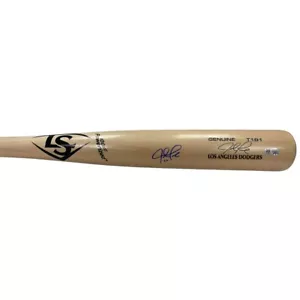 Justin Turner signierter blonder Louisville Slugger Spielmodell Schläger - Bild 1 von 1