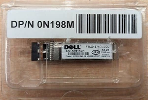 Modulo ricetrasmettitore Dell 10 Gbps SFP+ LRM duplex 1310 nm (FTLX1371D3BCL / 0N198M) - Foto 1 di 1