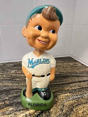 "De colección TEI 1994 Florida Marlins Bobblehead Cerámica MLB Coleccionable 7"" Sin Caja Original" Foto 1 de 4