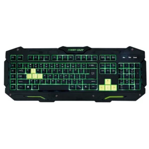 Teclado Keep Out F89S Gaming Retroiluminado USB Negro Usado - Imagen 1 de 3