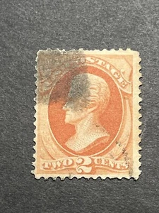 1879 US Scott 183 2c Jackson Used Never Hinged - Bild 1 von 2