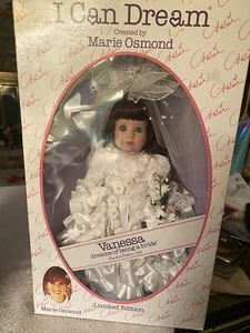 I Can Dream Dolls By Marie Osmond, Vanessa Dreams Of Being A Bride - Picture 1 of 3