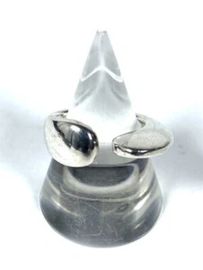 Georg Jensen# 422 Sterling Silver Ring Agnete Dinesen Size 54.5 US 7 Vintage - Picture 1 of 24