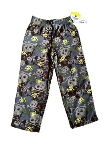Arizona Co. Fleece Skulls SweatPants Lounge Pants Boys Size 6/7 - Picture 1 of 3