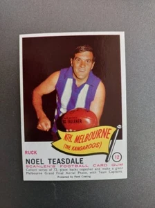 1966 Scanlens VFL Football Card, Noel Teasdale card 12 - Picture 1 of 2