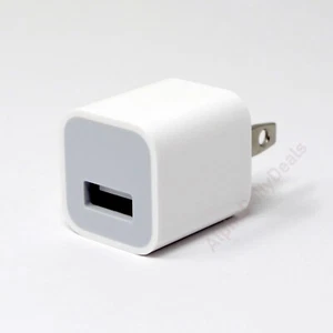 Genuine OEM Apple A1385 5W USB Travel Power Adapter Cube Charger iPhone iPad - Picture 1 of 3