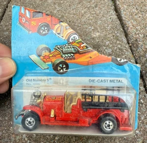 De colección 1982 Hot Wheels Mattel Antiguo Número 5 Departamento de Bomberos #1695... Sin usar, en caja - Imagen 1 de 3