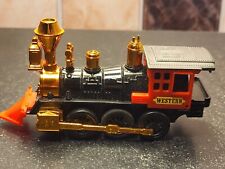 Schylling Pull Back Locomotive Toy Train DCTR 4.5" Long Red/Black/Gold Engine