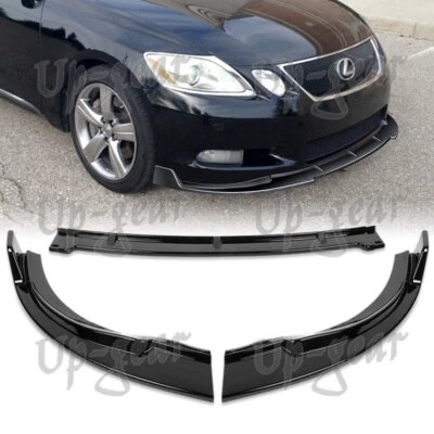 Parachoques delantero pintado negro para Lexus GS300 GS350 2006 2007 estilo STP alerón labio Foto 1 de 4