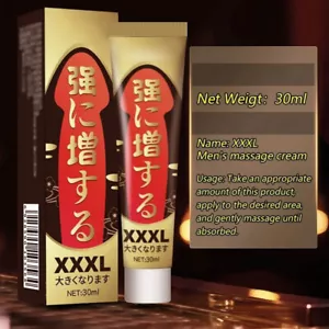 XXXL 30ml Men Enlargement Cream Sex Gel Increase Size For Male Delay Cream - Picture 1 of 13