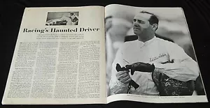 EDDIE SACHS 1962 INDY 500 RACINGS HAUNTED DRIVER INDIANAPOLIS RACE PICTORIAL - Foto 1 di 1