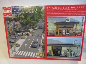 Busch HO 1577 BP Tankstelle neu , OVP - Bild 1 von 4
