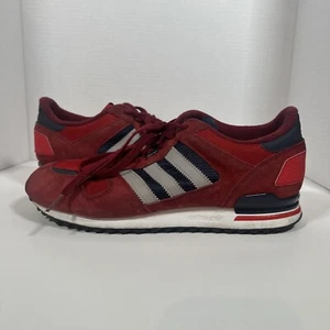 Adidas Originals ZX 700 Burgendy Maroon Mens Size 9.5 blue - Picture 1 of 9