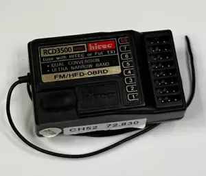 Excellent Hitec RCD3500 Negative Shift 72mhz RC Airplane Receiver : Futaba Hitec - Picture 1 of 1
