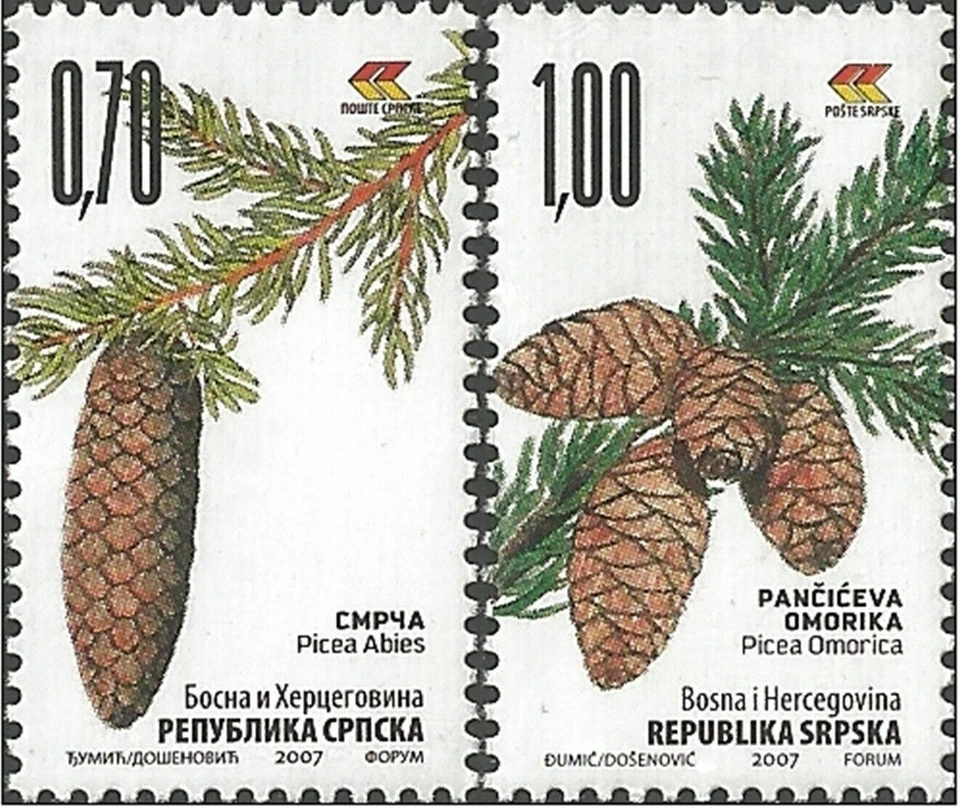 Bosnia - Rep. Srpska 2007 ☀ European Nature Protection - Plants, trees ☀ MNH** - Image 1 of 1