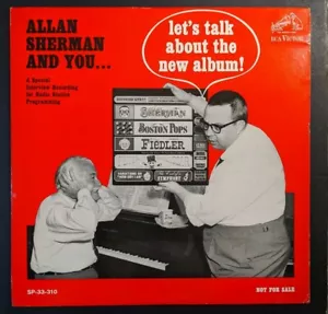 Allan Sherman Let's Talk About the New Album! RCA Victor SP-33-310 Script Card - Picture 1 of 11