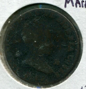 1846 Spain 4 Maravedis JA VG Spanish Coin  - Picture 1 of 2