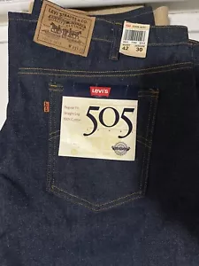 Etiqueta naranja vintage Levi’s 505 Deadstock nueva con etiquetas 42 X 30 hecha en EE. UU. - Imagen 1 de 5