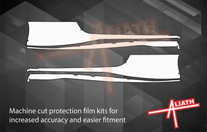 Fits Ferrari F8 Tributo 19-, Sill Skirts Stone Chip Paint Protection Guard Film - Picture 1 of 3
