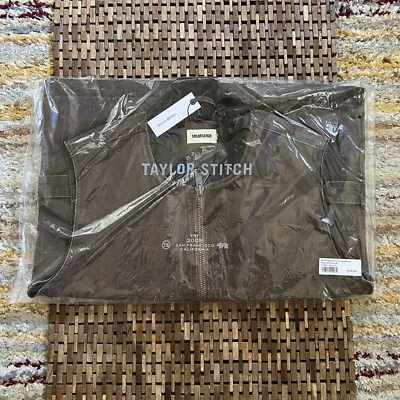 NWT Huckberry Taylor Stitch Workhorse Waxed Chipped Canvas Vest Medium M 40 - Image 1 of 4