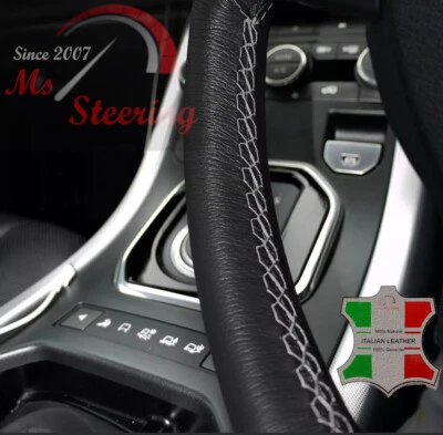 PARA OLDSMOBILE LSS 97-99 CUBIERTA VOLANTE CUERO NEGRO, GRIS CERCA Foto 1 de 3