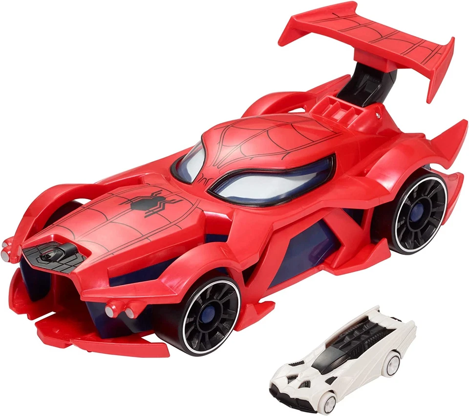 Hot Wheels Marvel Spider-Man Car - Red (FDM61)
