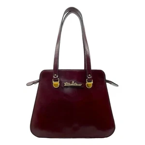 Vintage 60s 70s ETIENNE AIGNER Large Handmade Leather Satchel Bag Handbag RARE - Picture 1 of 21