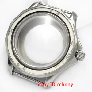 41mm silber Uhrengehäuse Saphir mit Lünette passend für NH35 Miyota 8215 ETA 2824 - Bild 1 von 11