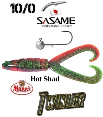 Hechtkiller Mann´s TWINLER 20cm Hot Shad mit SASAME Baitholder 10g - Bild 1 von 3