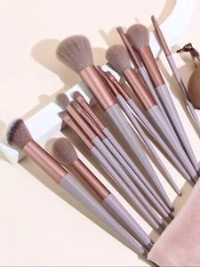 NEW Eye Makeup Brushes Cosmetics 13Pcs Professional Set More Beauty Sponge - Picture 1 of 2