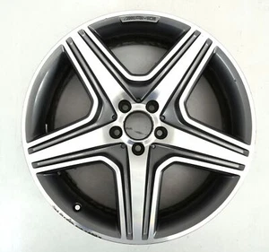 1x Cerchio Alluminio Originale MERCEDES ML GL GLE GLS W166 AMG 5x112 Cerchio Ruota A166401220 - Foto 1 di 7