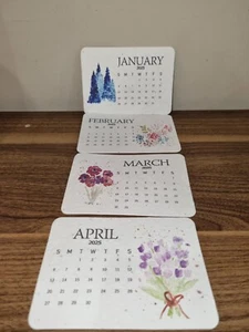 Lush Seed Farm 12 Month Calendar Seeded Paper January 2025 - Picture 1 of 11