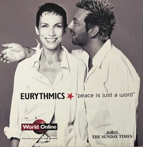 Eurythmics - Peace is Just A Word - The Sunday Times Promotional CD Free Post - Picture 1 of 5