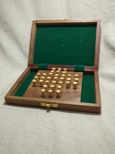 The Bombay Company Vintage Mini Solitaire Board Game#203127  Rare Model! - Picture 1 of 10