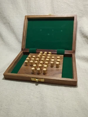 The Bombay Company Vintage Mini Solitaire Board Game#203127  Rare Model! - Image 1 of 4