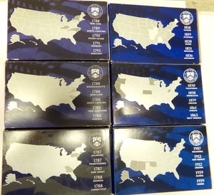 United States 50 State Quarter Proof Sets 1999S,2000S,2001S,2003S,2005S,2008S - Picture 1 of 6