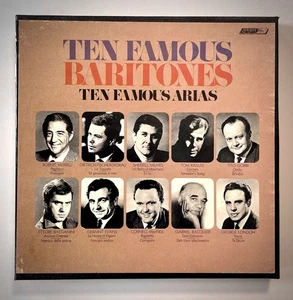 10 FAMOUS BARITONES / ARIAS • London 7½ ips Reel Tape Dolby B • LON L 490227 - Picture 1 of 3