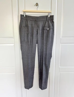 Calça Brunello Cucinelli cinza lã/cashmere com bolsos tamanho FR40 - Imagem 1 de 4