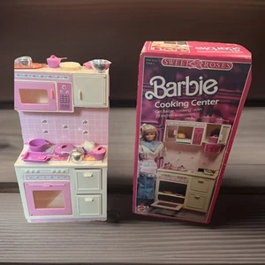 Barbie Sweet Roses Cooking Center Kitchen Accessories 1987 Vintage #4777 - Picture 1 of 19