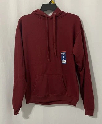 Mission Ridge Hombre Granate Manga Larga Pullover Sudadera con Capucha Talla Pequeña Foto 1 de 4