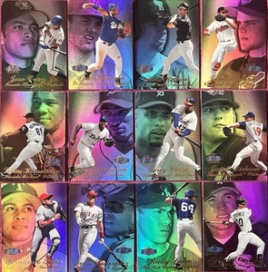 Flair Showcase 1998 Fila 3 Flair Starter Set 84 carte 47 diverse. - Foto 1 di 4