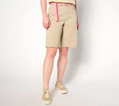 Isaac Mizrahi Live! Bermudas Clubhouse regulares trampa de arena lisa 1X nuevas Foto 1 de 4