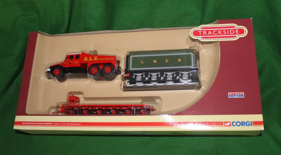 CORGI TRACKSIDE SCAMMELL CONTRACTOR TRACTOR TRAILER ALE LIVERY 1/76 OO #DG198008 - Image 1 of 1