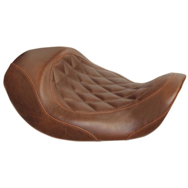 2008-2017 para Harley Fat Bob FXDF Wide Tripper Forward assento solo marrom diamante - Imagem 1 de 1